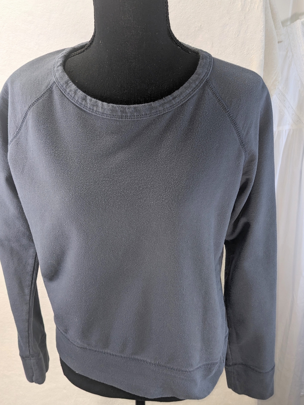 Standard James Perse Womens Slate Blue Crewneck Sweatshirt Size M